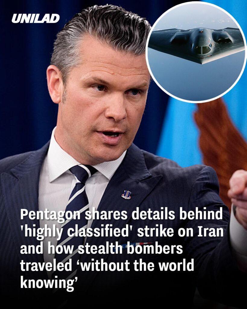 Pentagon shares details behind ‘highly classified’ strike on Iran and how stealth bombers traveled ‘without the world knowing’