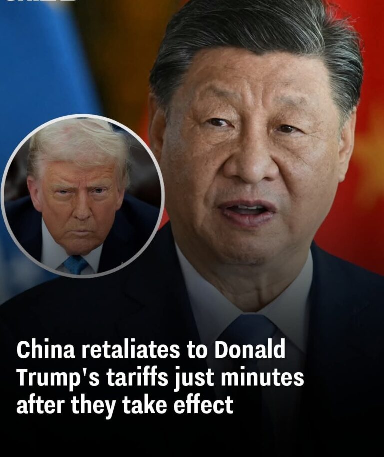China retaliates to Donald Trump’s tariffs just minutes after they take effect