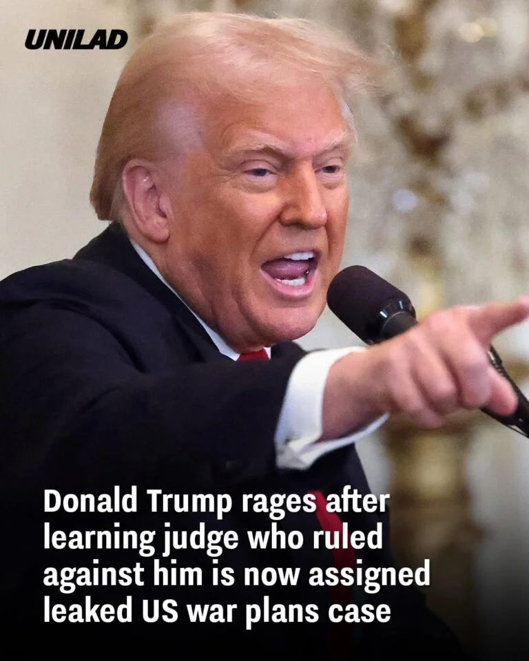President Trump rages as judge who ruled against him is assigned leaked US ‘war plans’ case